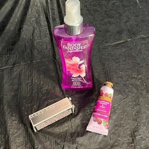 Mary Kay Lipgloss, Beloved Hand Lotion Both New & Body Fantasies